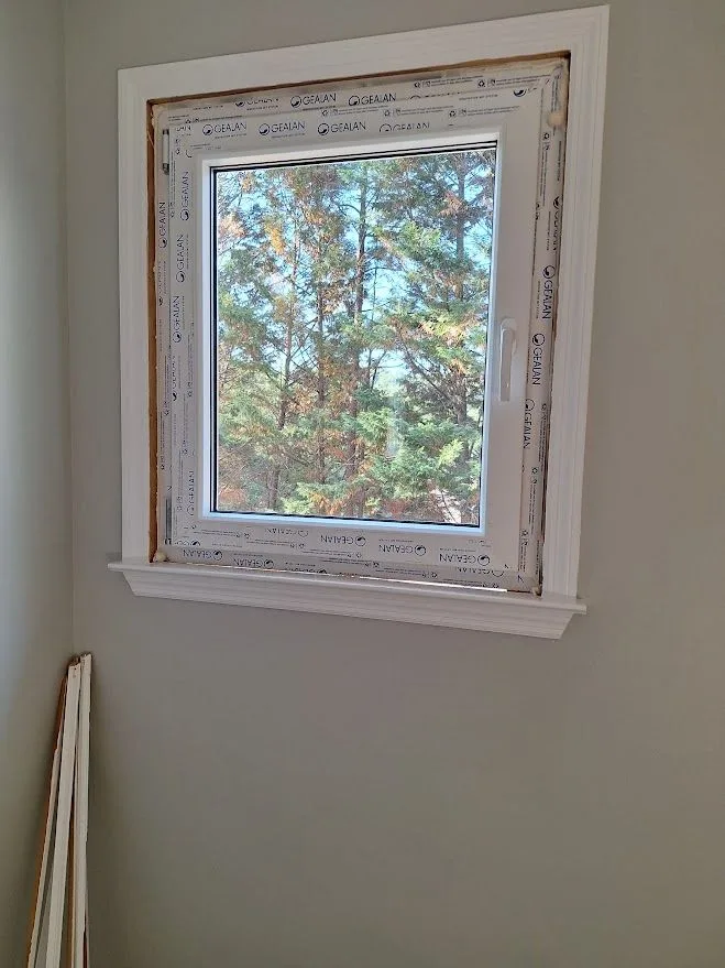 Finished custom window installation in Marietta home