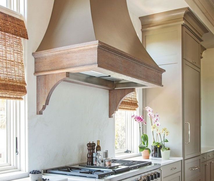 Wood Range Hood