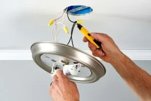 replacing-light-fixture