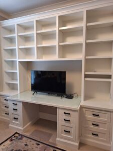 Wall Unit with Desk and Bookshelves Sandy Springs GA