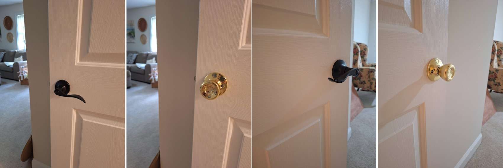 Door lock and handle replacement