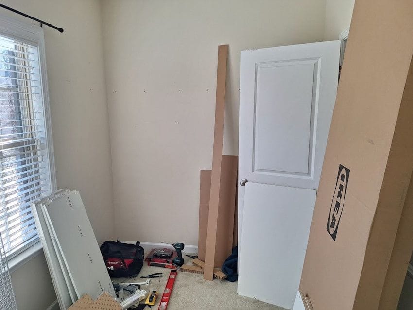 Assembled IKEA PAX wardrobe in Alpharetta, GA