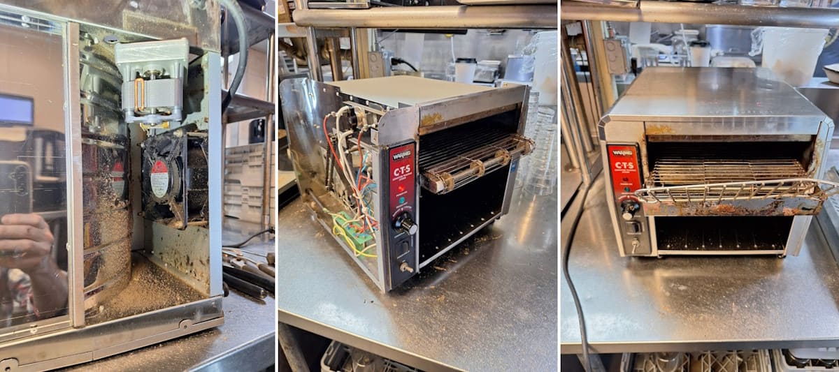Waring CTS conveyor toaster repair services in Sandy Springs by Handyman Expert