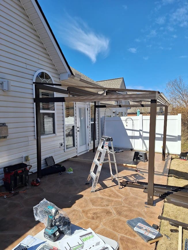 Outdoor solarium gazebo assembly by Handyman Expert