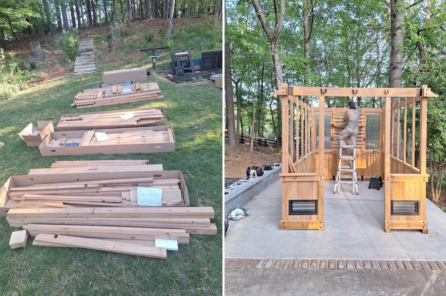 Greenhouse assembly and anchoring process by Handyman Expert