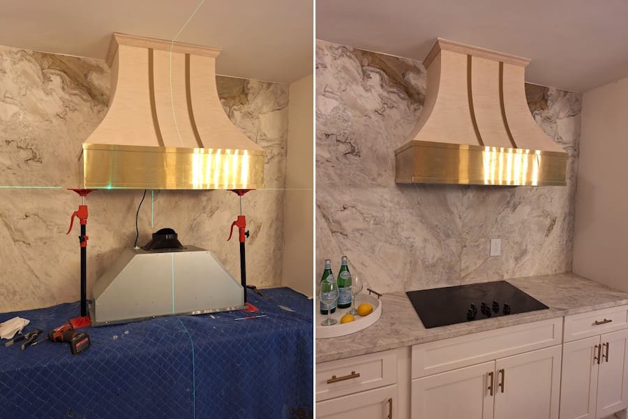 Professional range hood installation by Handyman Expert
