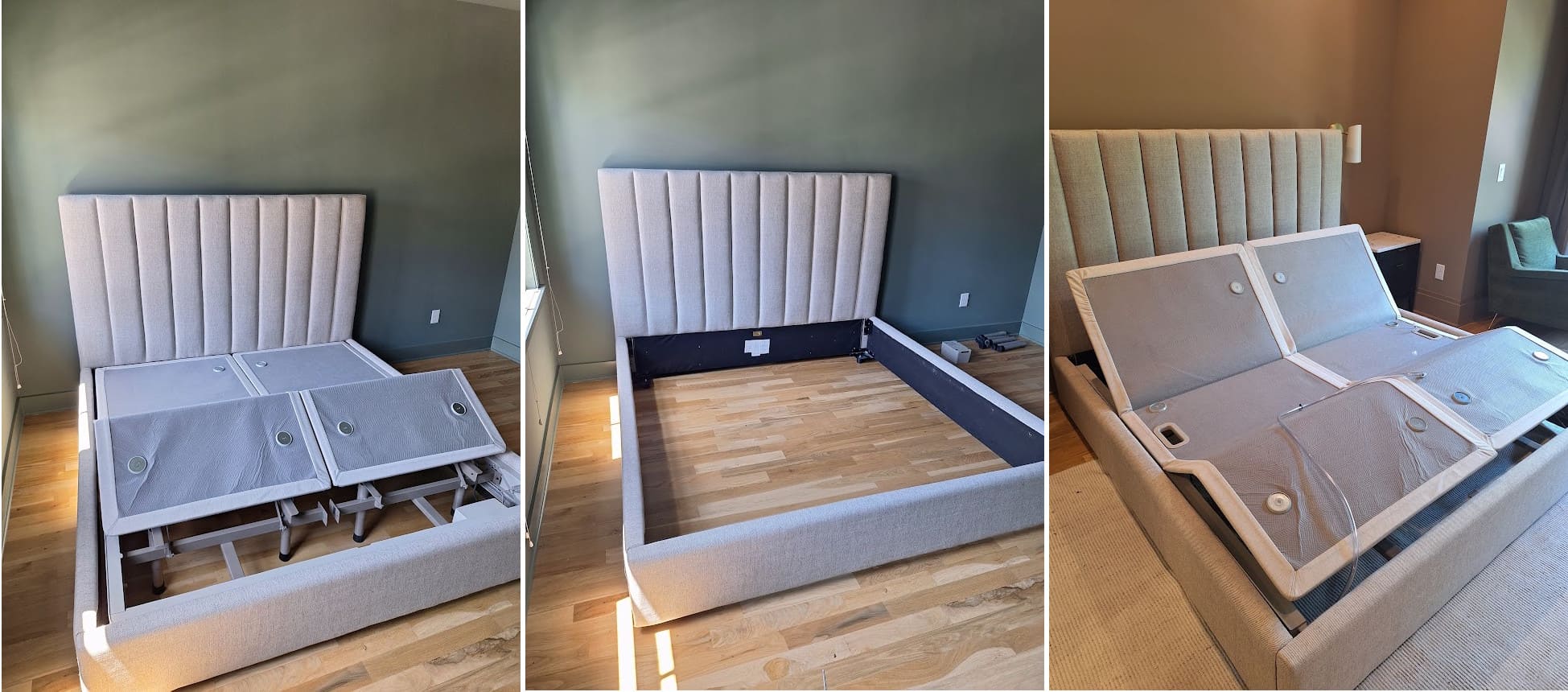 Smart adjustable bed assembly in Atlanta GA