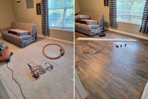 LVP flooring installation service