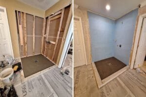 Shower remodeling and waterproofing in Atlanta GA