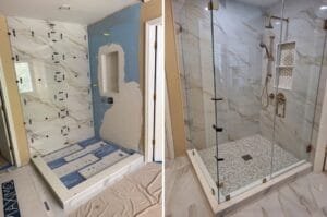 Modern bathroom remodel in Atlanta GA by Handyman Expert