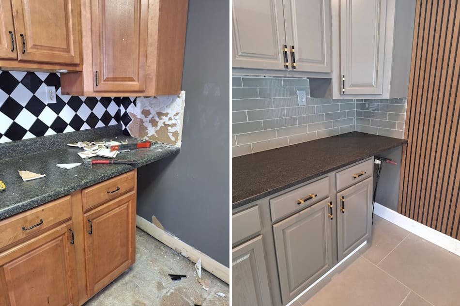 Kitchen cabinet Painting in Roswell, GA by Handyman Expert