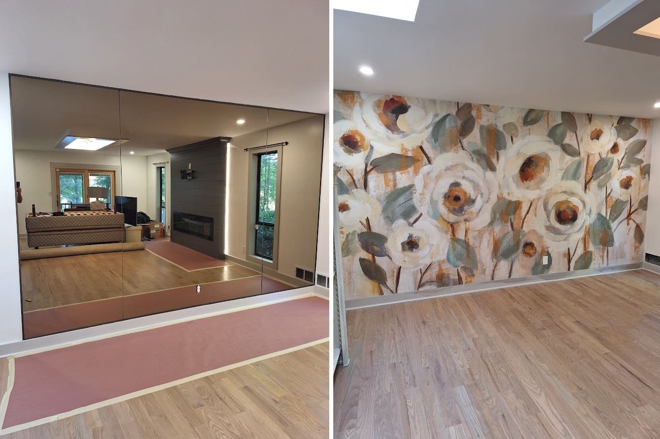 Wallpapering services from Handyman Expert Before and After
