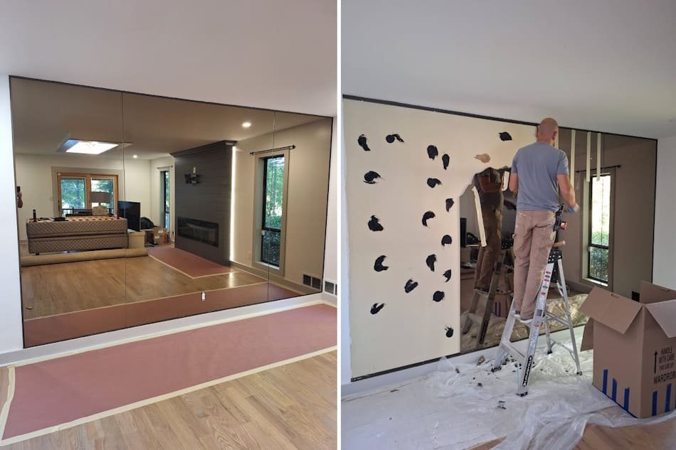 Preparing a wall for wallpaper installation