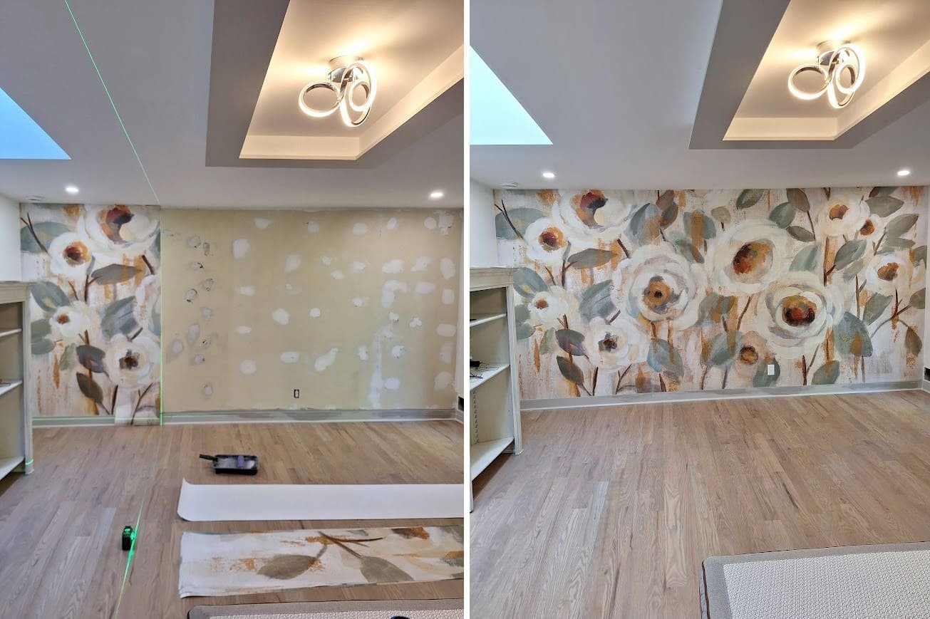 Wallpapering services from Handyman Expert